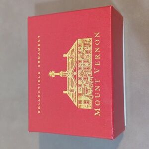 1998 Mount Vernon collectible ornament 24 kt gold finish George Washington Home